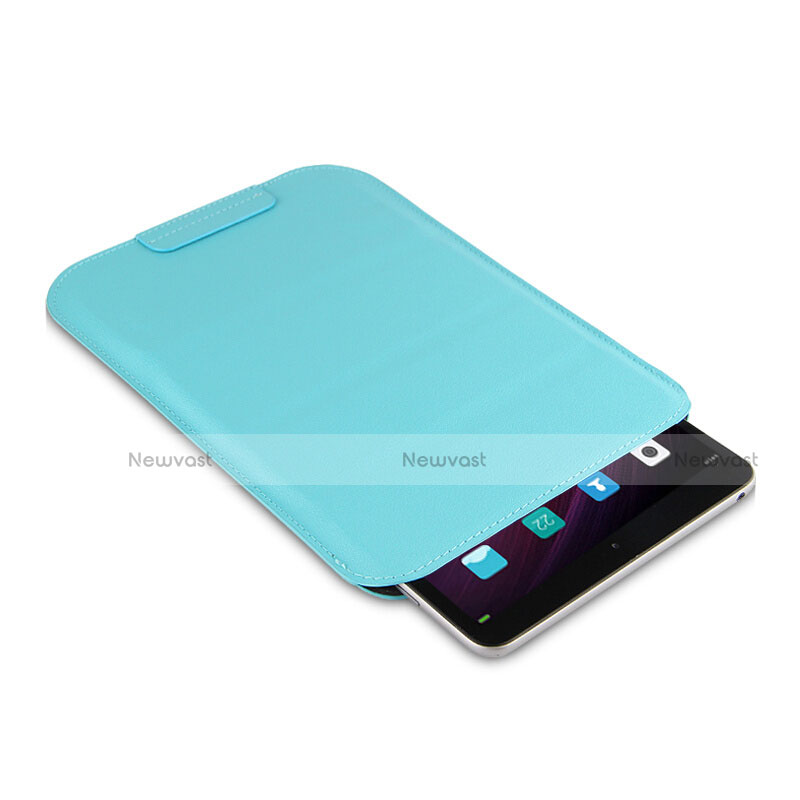 Leather Case Stands Flip Cover L06 for Huawei MediaPad M5 8.4 SHT-AL09 SHT-W09 Sky Blue