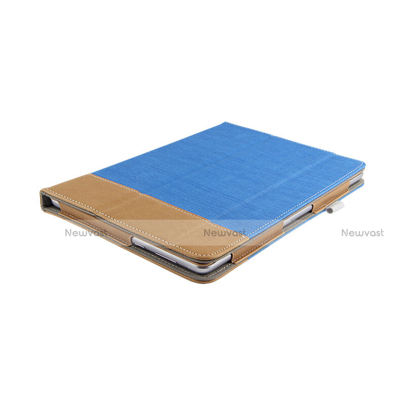 Leather Case Stands Flip Cover L06 for Huawei MediaPad T3 10 AGS-L09 AGS-W09 Blue