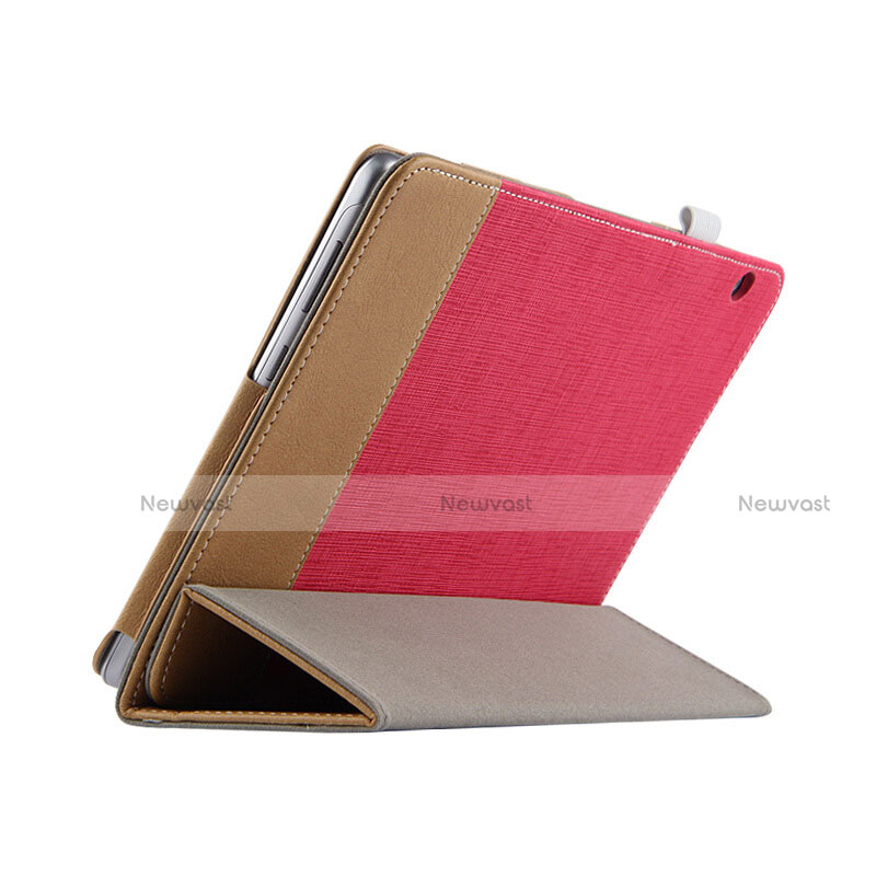 Leather Case Stands Flip Cover L06 for Huawei MediaPad T3 10 AGS-L09 AGS-W09 Red