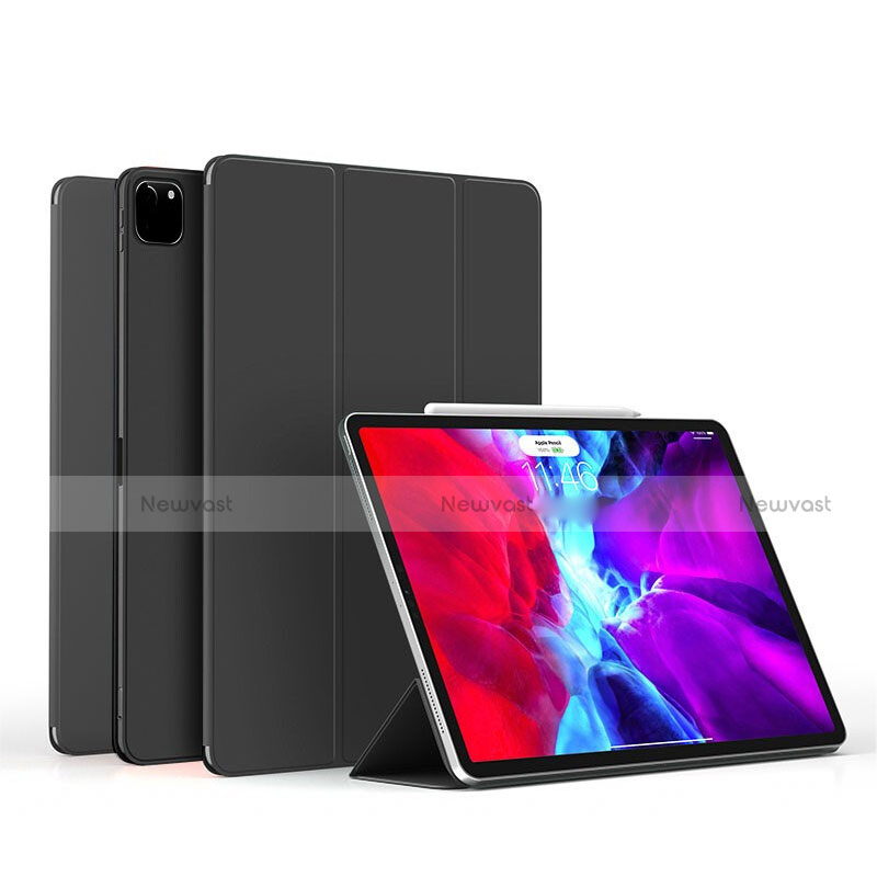 Leather Case Stands Flip Cover L06 Holder for Apple iPad Pro 11 (2020) Black