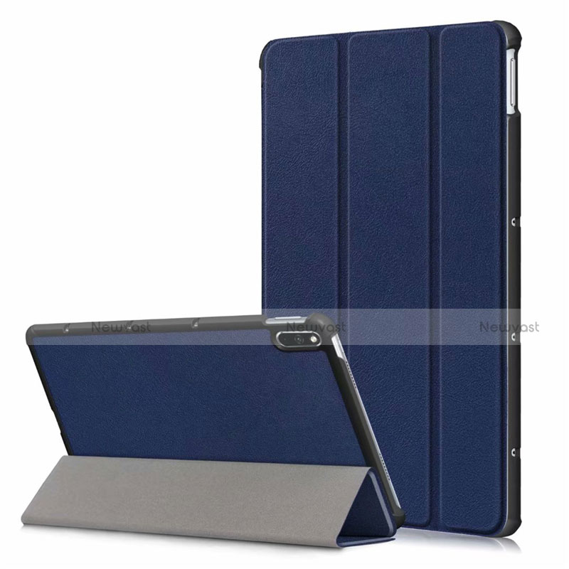 Leather Case Stands Flip Cover L06 Holder for Huawei MatePad 5G 10.4 Blue