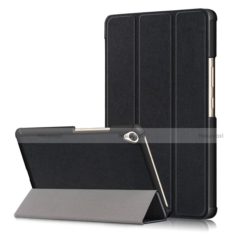 Leather Case Stands Flip Cover L06 Holder for Huawei MediaPad M6 8.4 Black