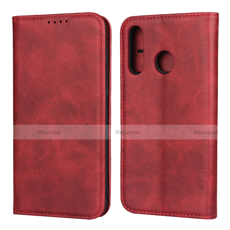 Leather Case Stands Flip Cover L06 Holder for Huawei P30 Lite XL Red