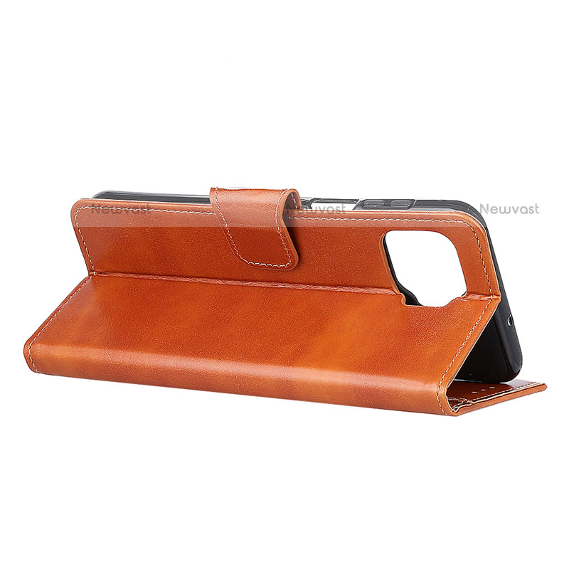 Leather Case Stands Flip Cover L06 Holder for Motorola Moto One 5G