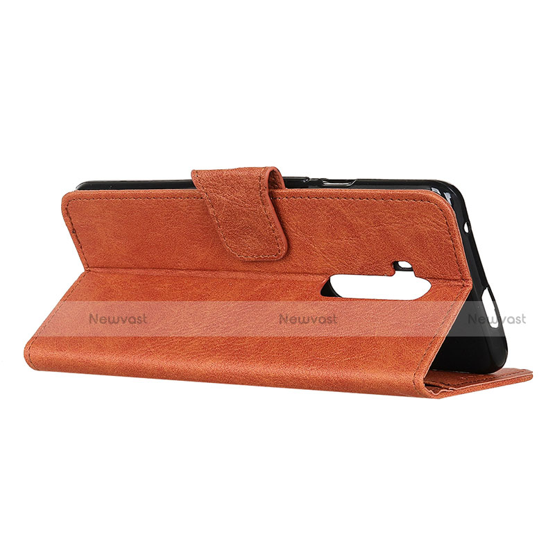 Leather Case Stands Flip Cover L06 Holder for OnePlus 7T Pro