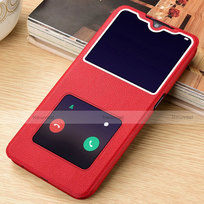 Leather Case Stands Flip Cover L06 Holder for Oppo A11X