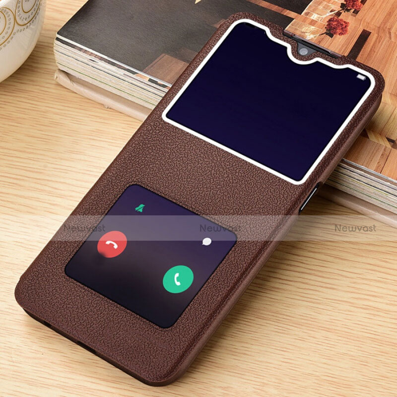 Leather Case Stands Flip Cover L06 Holder for Oppo A11X