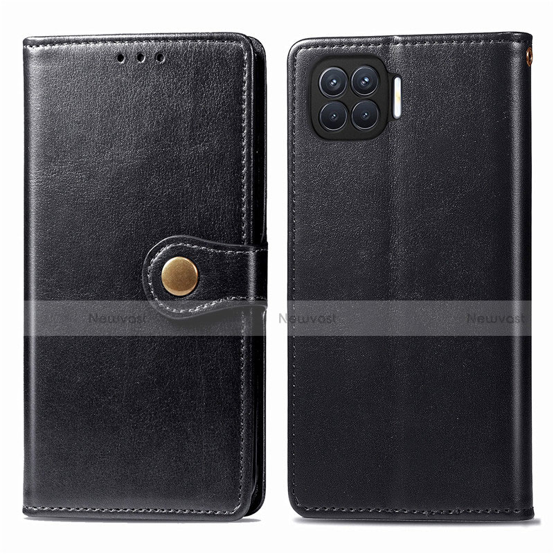 Leather Case Stands Flip Cover L06 Holder for Oppo Reno4 F