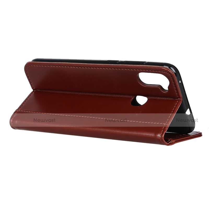 Leather Case Stands Flip Cover L06 Holder for Samsung Galaxy A11