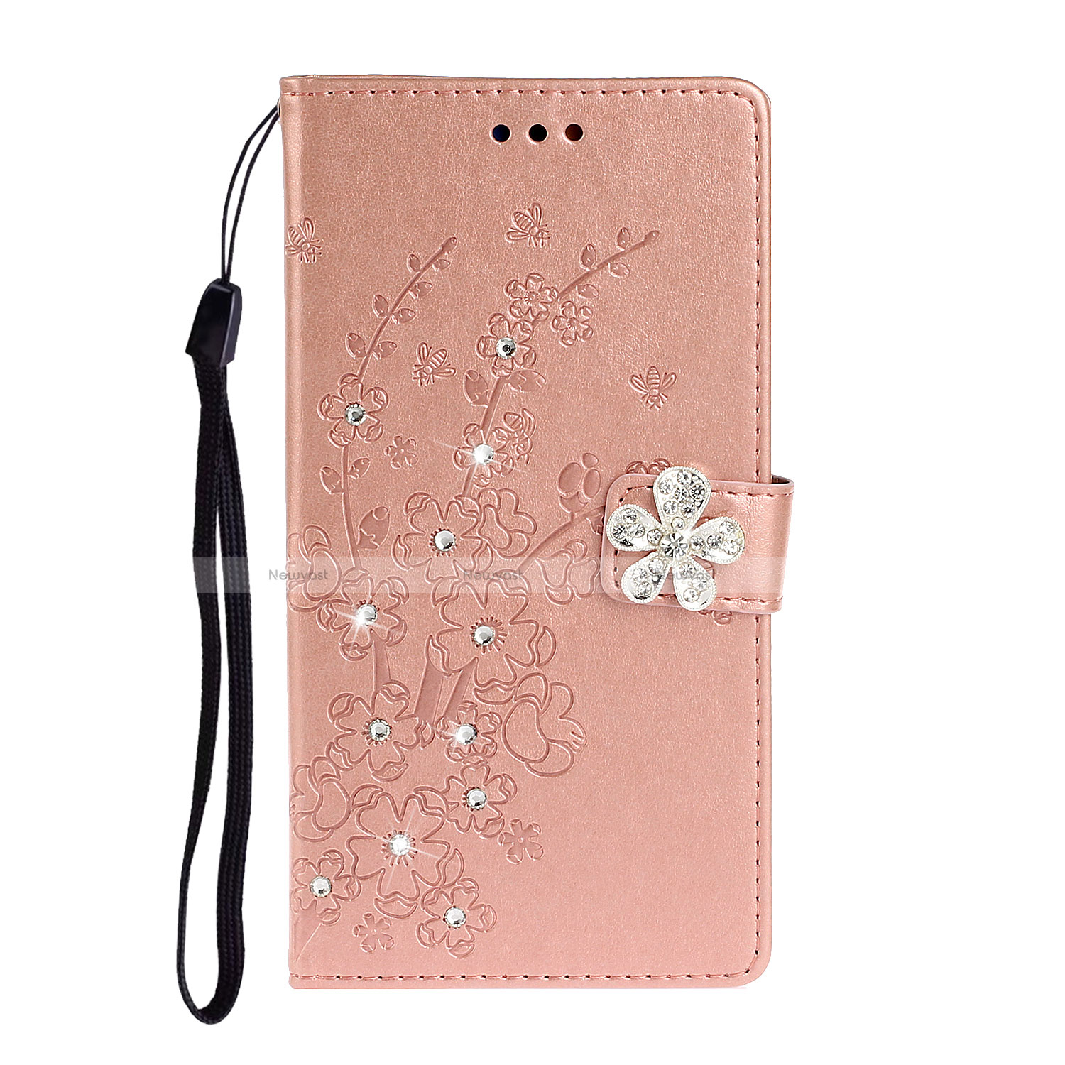 Leather Case Stands Flip Cover L06 Holder for Samsung Galaxy A51 5G Pink