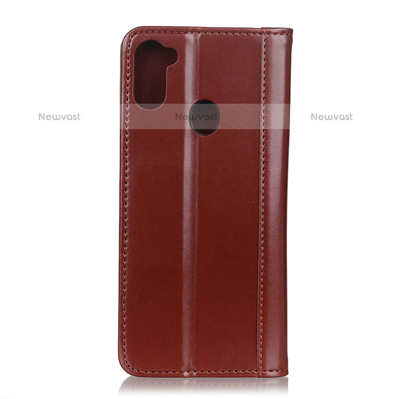 Leather Case Stands Flip Cover L06 Holder for Samsung Galaxy M11