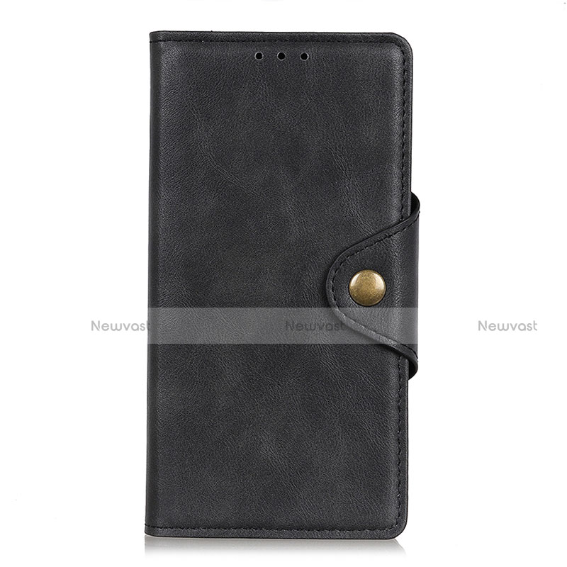 Leather Case Stands Flip Cover L06 Holder for Samsung Galaxy Note 20 Plus 5G Black