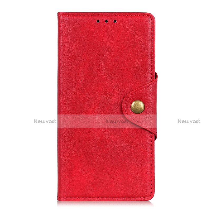 Leather Case Stands Flip Cover L06 Holder for Samsung Galaxy Note 20 Plus 5G Red