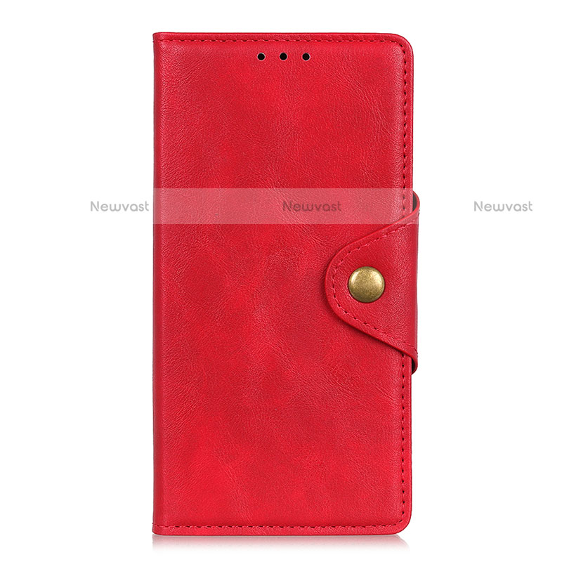 Leather Case Stands Flip Cover L06 Holder for Samsung Galaxy Note 20 Ultra 5G Red