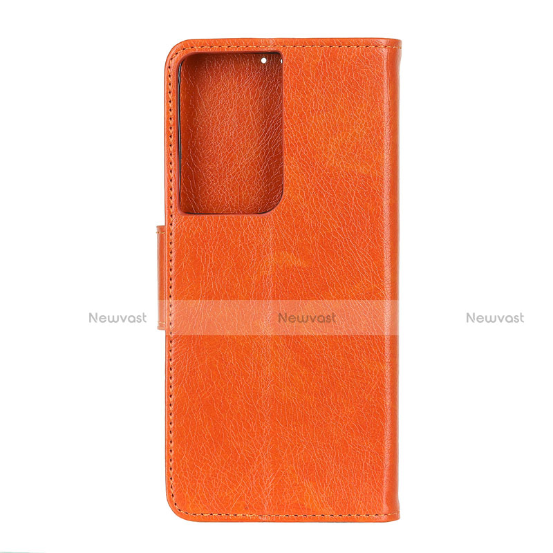 Leather Case Stands Flip Cover L06 Holder for Samsung Galaxy S21 Ultra 5G