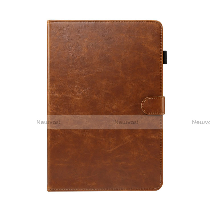 Leather Case Stands Flip Cover L06 Holder for Samsung Galaxy Tab S5e Wi-Fi 10.5 SM-T720 Orange