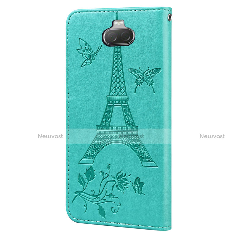 Leather Case Stands Flip Cover L06 Holder for Sony Xperia 8 Lite