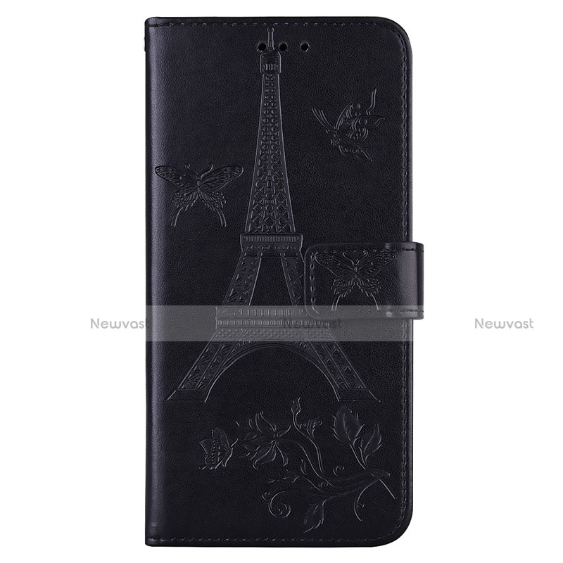 Leather Case Stands Flip Cover L06 Holder for Sony Xperia 8 Lite