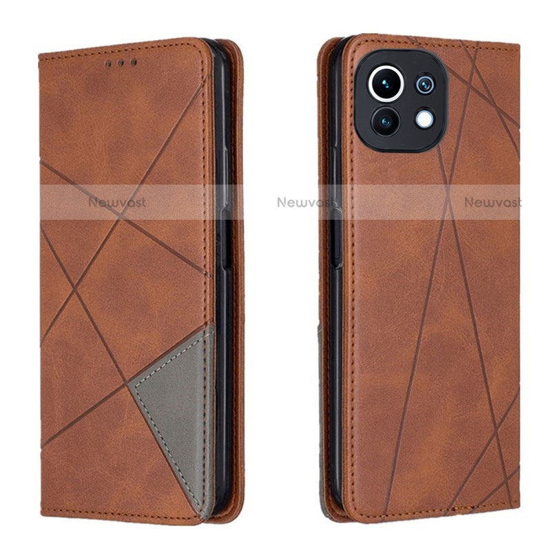 Leather Case Stands Flip Cover L06 Holder for Xiaomi Mi 11 5G