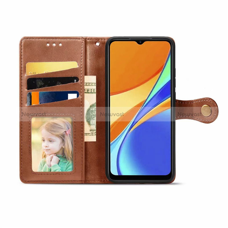 Leather Case Stands Flip Cover L06 Holder for Xiaomi Redmi 9 Activ