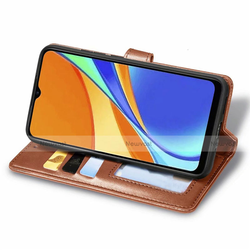 Leather Case Stands Flip Cover L06 Holder for Xiaomi Redmi 9 India