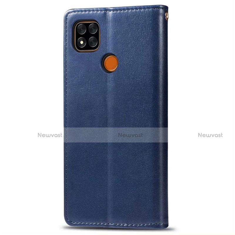 Leather Case Stands Flip Cover L06 Holder for Xiaomi Redmi 9 India