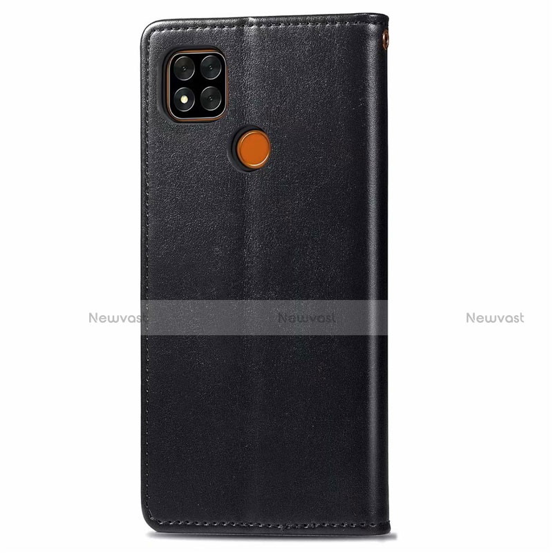 Leather Case Stands Flip Cover L06 Holder for Xiaomi Redmi 9 India