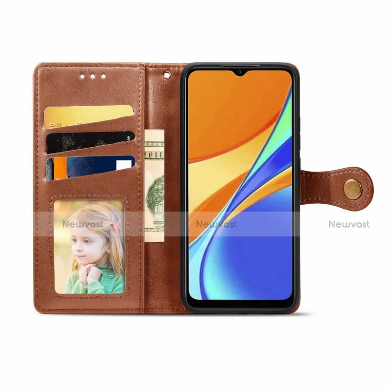 Leather Case Stands Flip Cover L06 Holder for Xiaomi Redmi 9C NFC