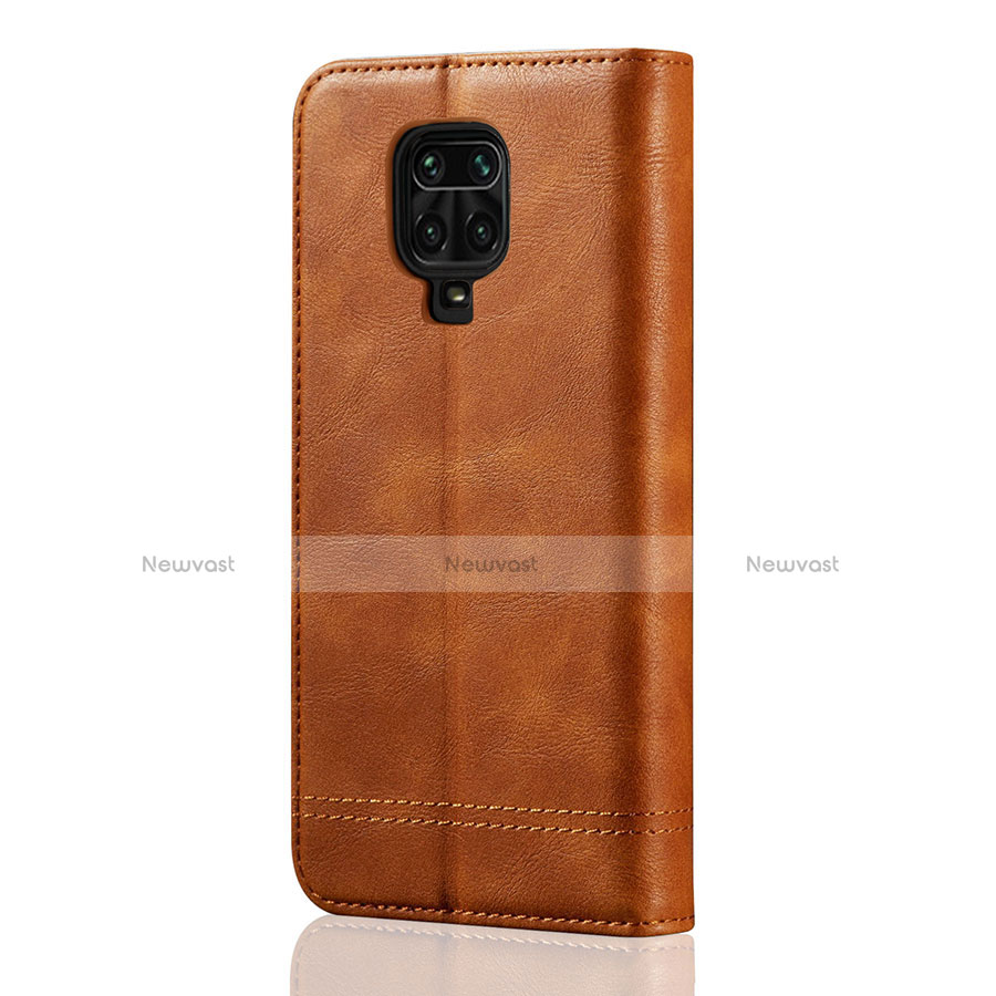 Leather Case Stands Flip Cover L06 Holder for Xiaomi Redmi Note 9 Pro