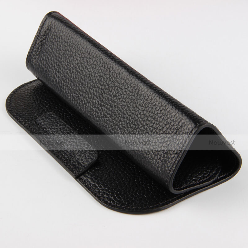 Leather Case Stands Flip Cover L07 for Huawei MediaPad M5 8.4 SHT-AL09 SHT-W09 Black