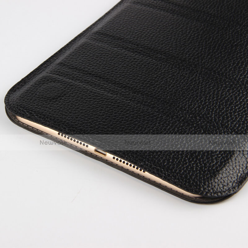 Leather Case Stands Flip Cover L07 for Huawei MediaPad M5 8.4 SHT-AL09 SHT-W09 Black