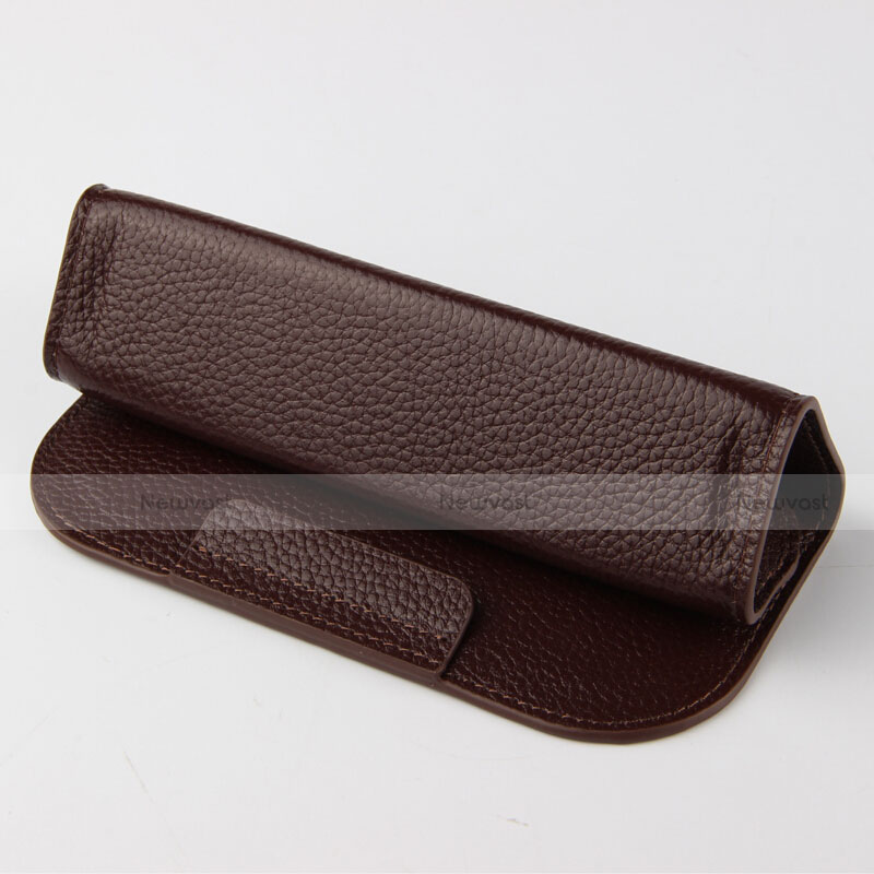 Leather Case Stands Flip Cover L07 for Huawei MediaPad M5 8.4 SHT-AL09 SHT-W09 Brown