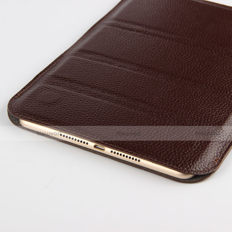 Leather Case Stands Flip Cover L07 for Huawei MediaPad M5 8.4 SHT-AL09 SHT-W09 Brown