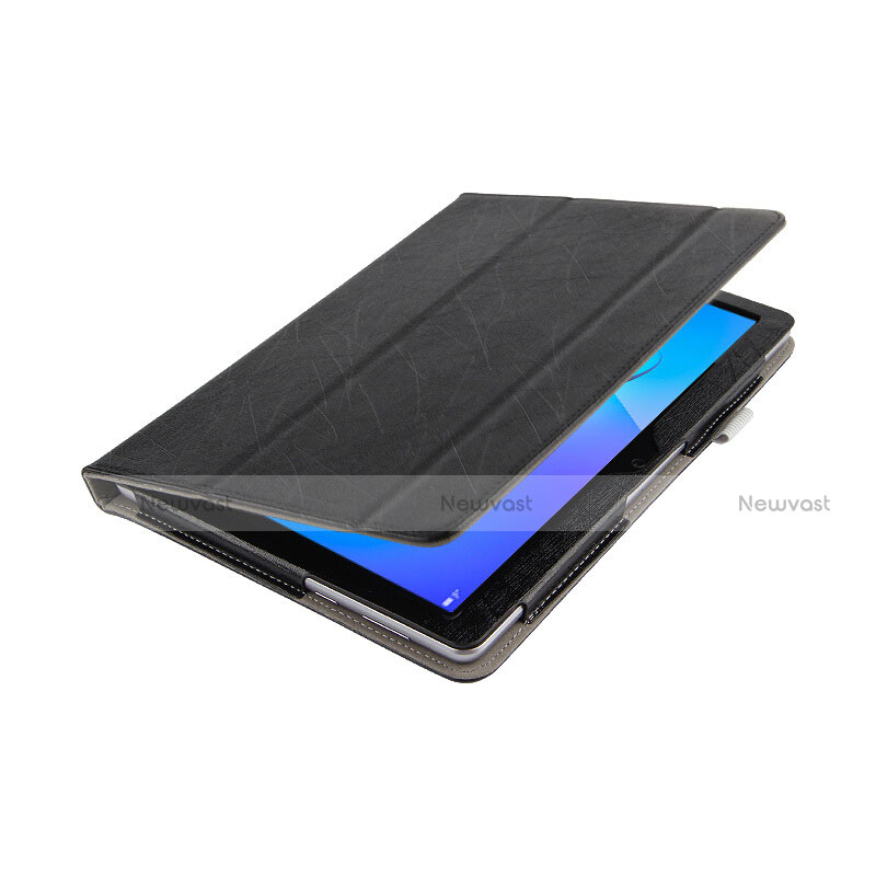 Leather Case Stands Flip Cover L07 for Huawei MediaPad T3 10 AGS-L09 AGS-W09 Black