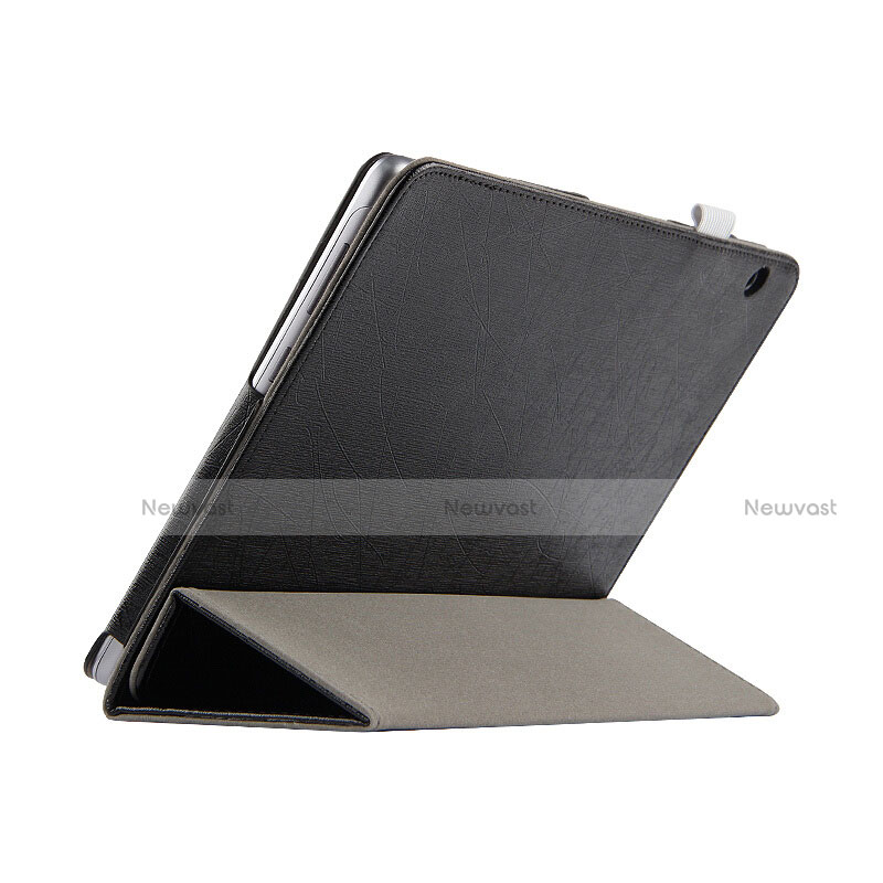 Leather Case Stands Flip Cover L07 for Huawei MediaPad T3 10 AGS-L09 AGS-W09 Black