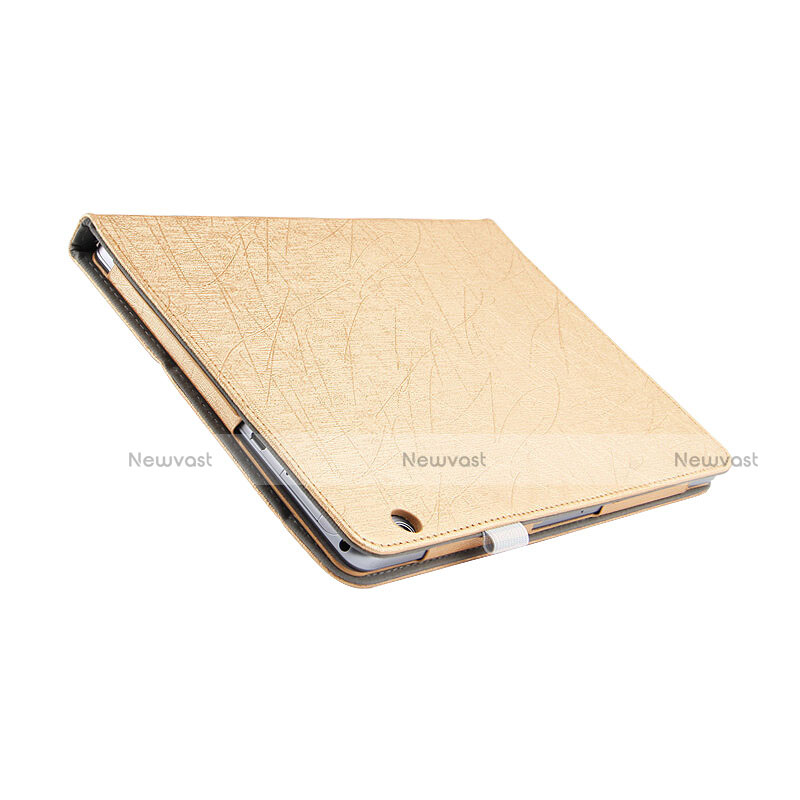 Leather Case Stands Flip Cover L07 for Huawei MediaPad T3 10 AGS-L09 AGS-W09 Gold