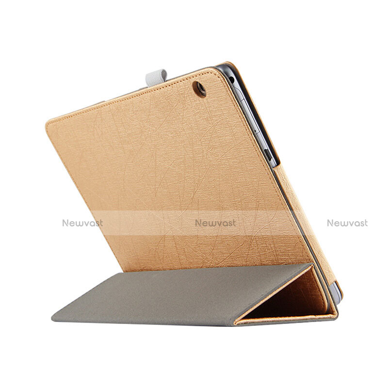 Leather Case Stands Flip Cover L07 for Huawei MediaPad T3 10 AGS-L09 AGS-W09 Gold