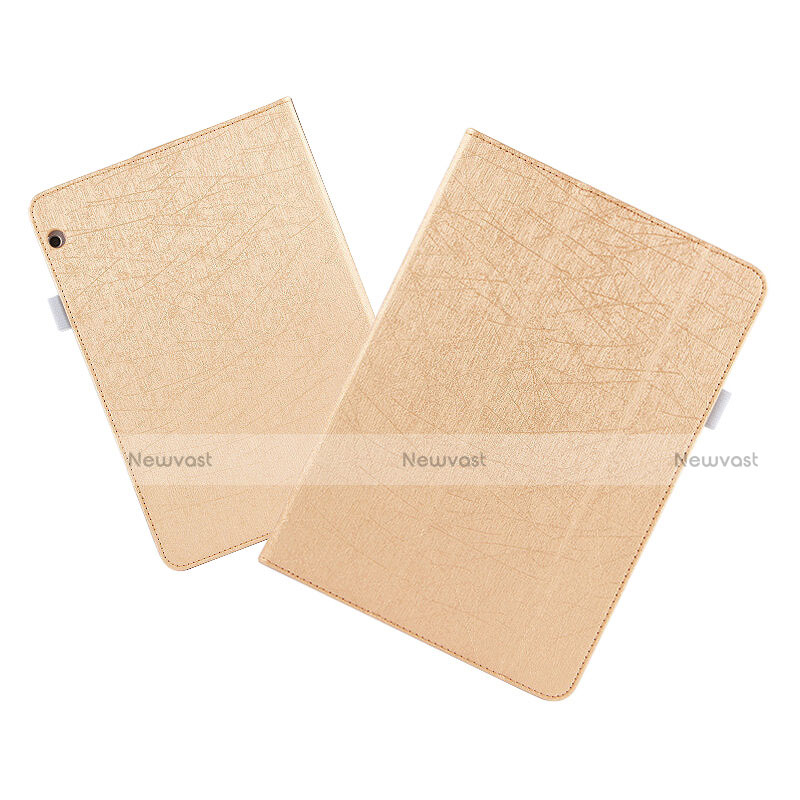 Leather Case Stands Flip Cover L07 for Huawei MediaPad T3 10 AGS-L09 AGS-W09 Gold