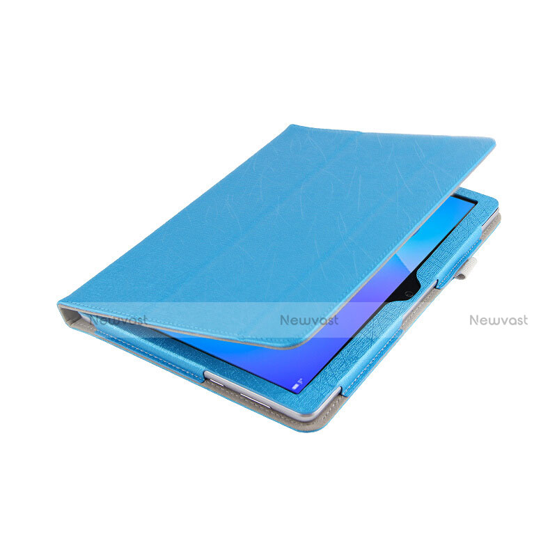 Leather Case Stands Flip Cover L07 for Huawei MediaPad T3 10 AGS-L09 AGS-W09 Sky Blue