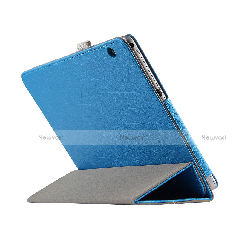 Leather Case Stands Flip Cover L07 for Huawei MediaPad T3 10 AGS-L09 AGS-W09 Sky Blue