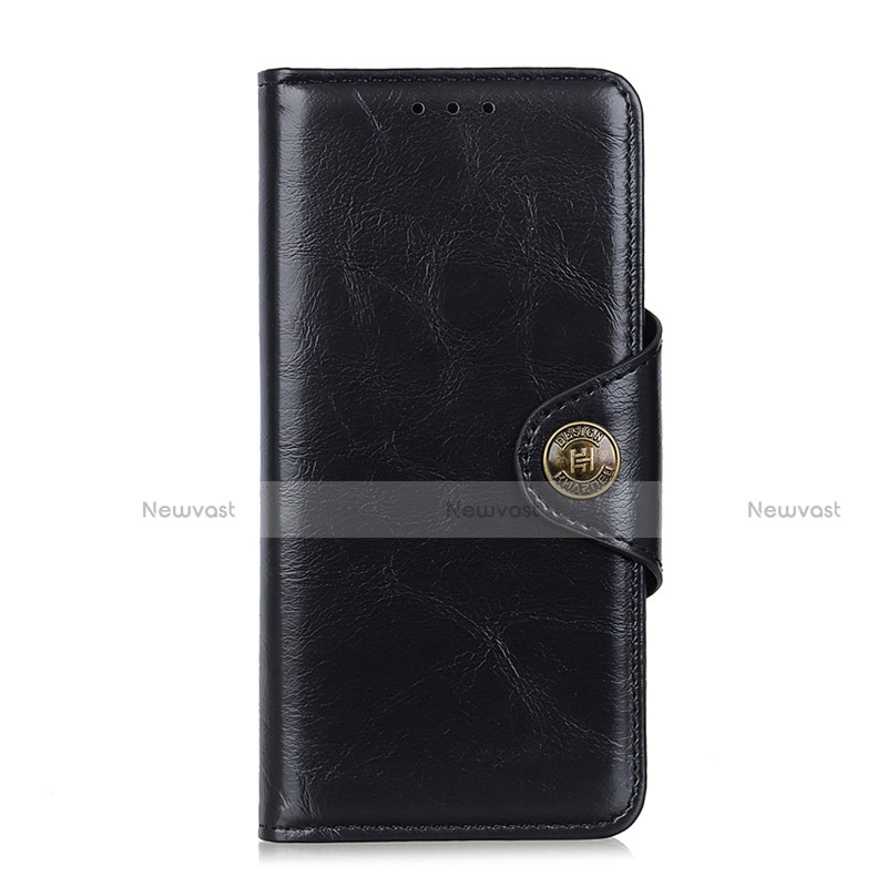 Leather Case Stands Flip Cover L07 Holder for Huawei Nova 8 SE 5G Black