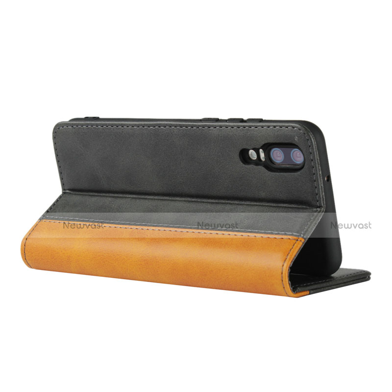 Leather Case Stands Flip Cover L07 Holder for Huawei P20