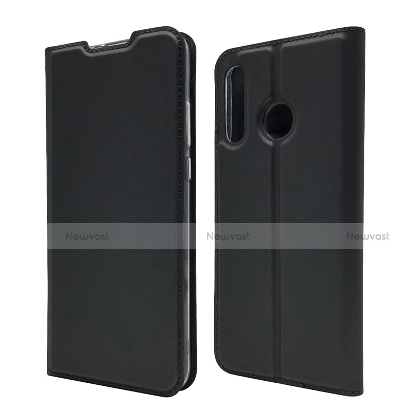 Leather Case Stands Flip Cover L07 Holder for Huawei P30 Lite Black