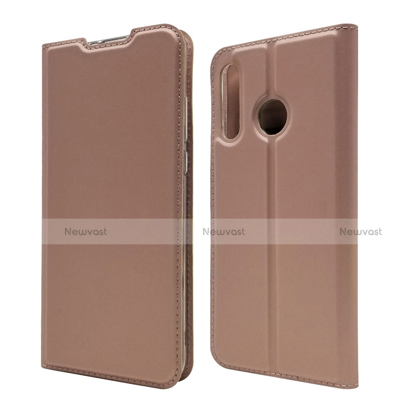 Leather Case Stands Flip Cover L07 Holder for Huawei P30 Lite XL Rose Gold