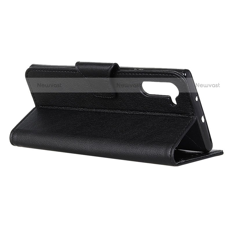 Leather Case Stands Flip Cover L07 Holder for Motorola Moto Edge