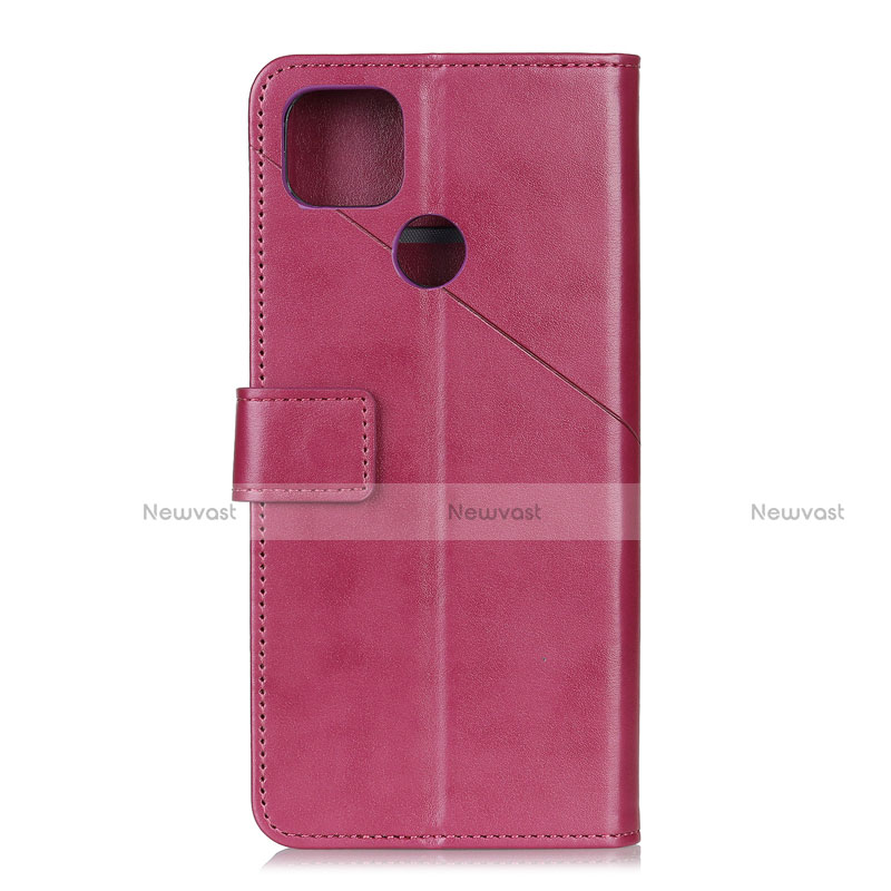 Leather Case Stands Flip Cover L07 Holder for Motorola Moto G9 Power