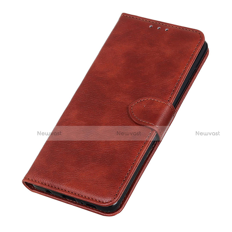 Leather Case Stands Flip Cover L07 Holder for Motorola Moto One Fusion Plus