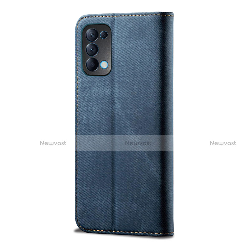 Leather Case Stands Flip Cover L07 Holder for Oppo Reno5 5G