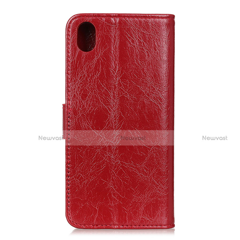 Leather Case Stands Flip Cover L07 Holder for Samsung Galaxy A01 Core