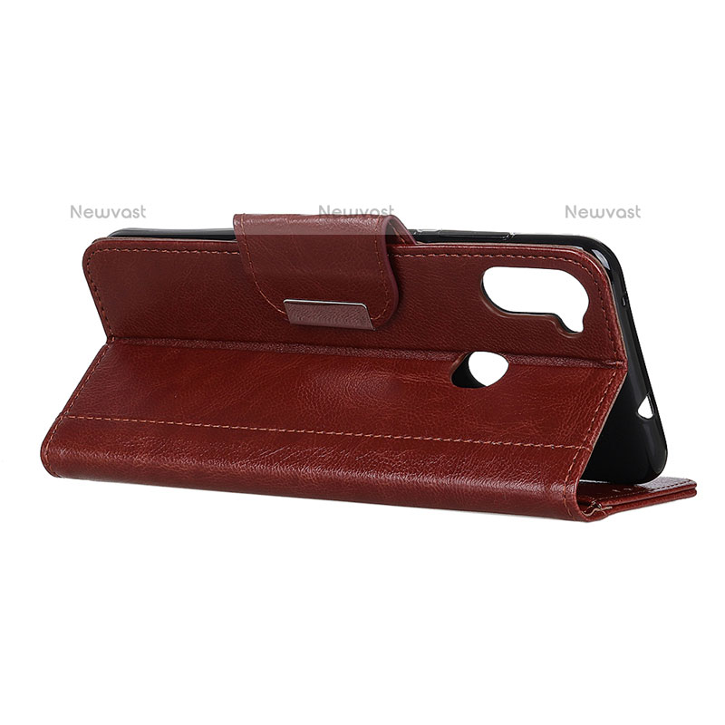 Leather Case Stands Flip Cover L07 Holder for Samsung Galaxy M11